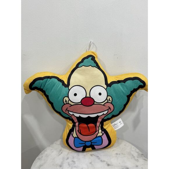 Universal Studios Simpsons Krusty the Clown Plush Pillow Hanger 20 X 16 - Picture 3 of 3
